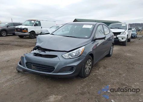 2016 Hyundai Accent Se из США, поврежденный, VIN KMHCT4AEXGU053812